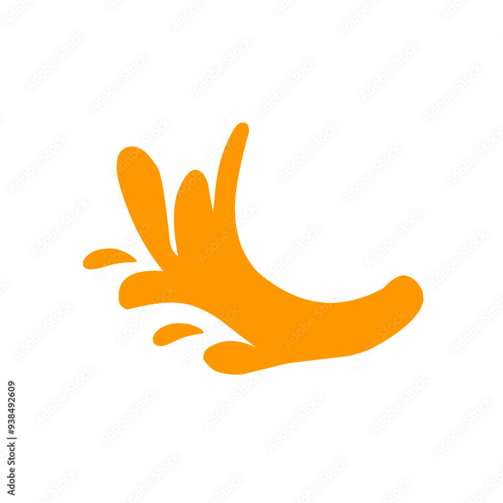 Obraz premium Orange juice splash