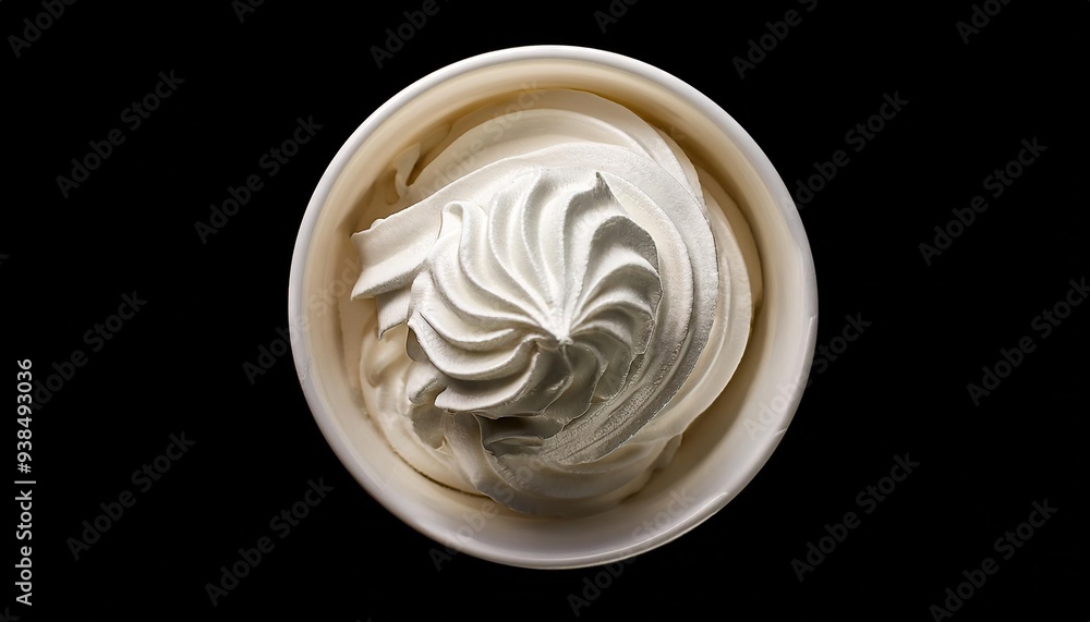 Luxurious Soft Serve Vanilla Ice Cream Swirl Luxurious Soft Serve Vanilla Ice Cream Swirl