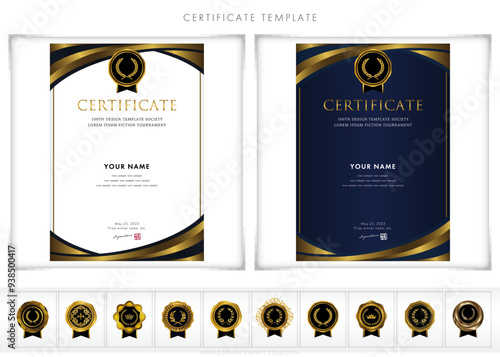 賞状２２５　certificate　award　表彰状　celebration