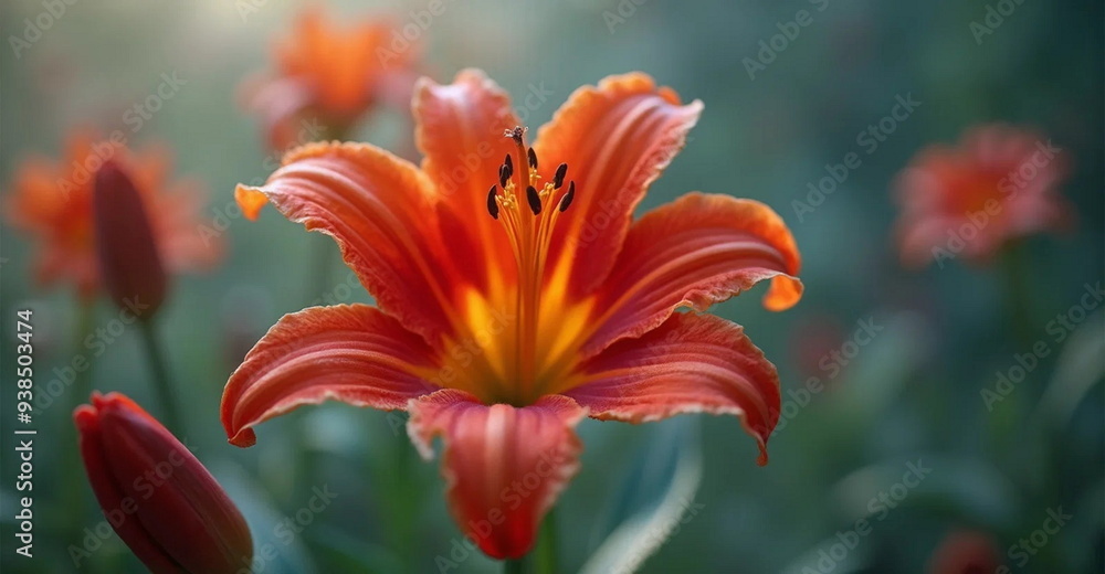 Fototapeta premium orange tiger lily