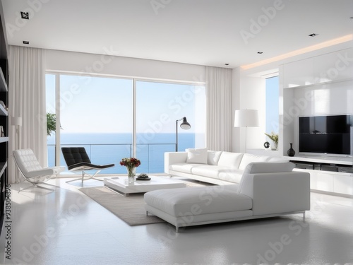 Modern white interior