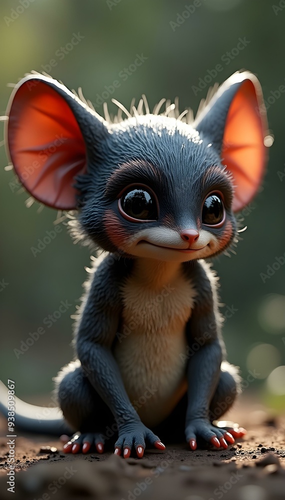 A cute smallest monkey with full expression A cute smallest monkey with full expression
