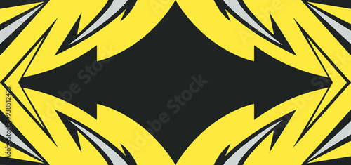 sports theme abstract yellow background with speed line art suitable for banner,poster cover design element