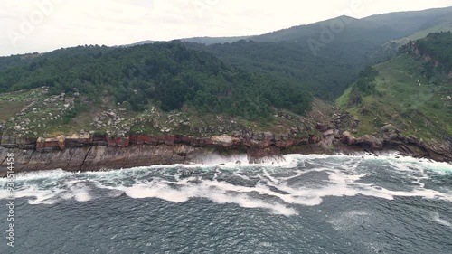 Monte Jaizkibel,  Labetxu costa, playa de las gaviotas, Lezo Gipuzkoa. Stock-41 