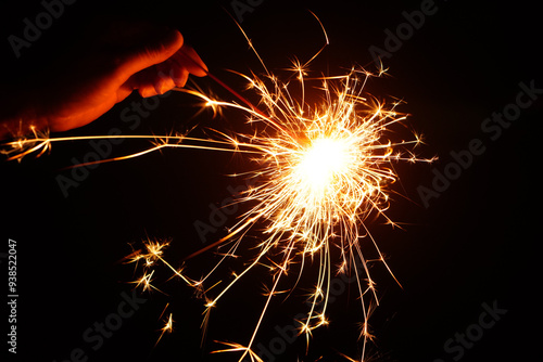 綺麗な手持ち花火