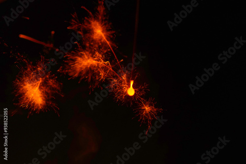 綺麗な手持ち花火