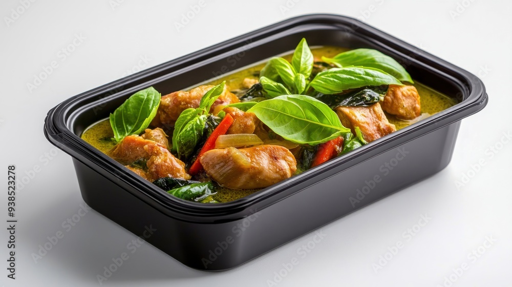 Delicious Green Curry with Chicken and Basil Delicious Green Curry with Chicken and Basil