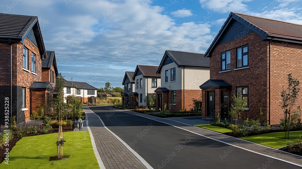New housing development at Dargavel in Bishopton : Generative AI New housing development at Dargavel in Bishopton : Generative AI