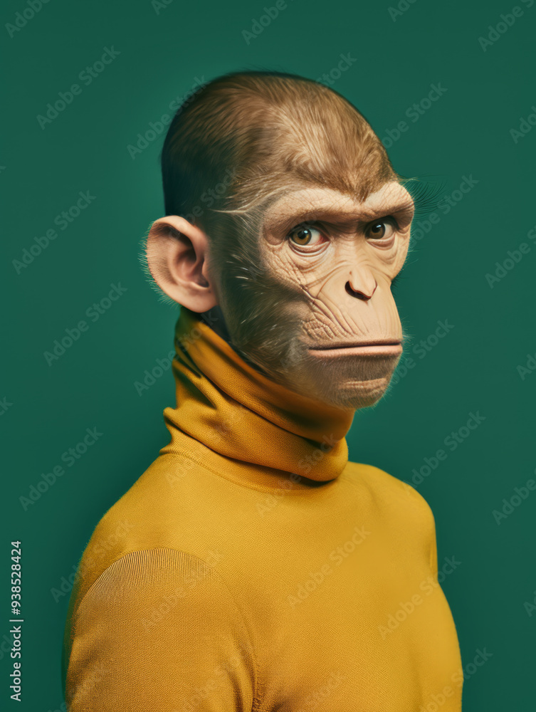 Chimpanzee Portrait Chimpanzee Portrait