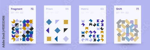 Diverse Set of Geometric Patterns: Wide Range of Symmetrical Geometric Shapes and Repeating Forms. Abstract Mosaic Poster Background. Vector Illustration. Free Download Diverse Set of Geometric Patterns: Wide Range of Symmetrical Geometric Shapes and Repeating Forms. Abstract Mosaic Poster Background. Vector Illustration. - GFXLoad