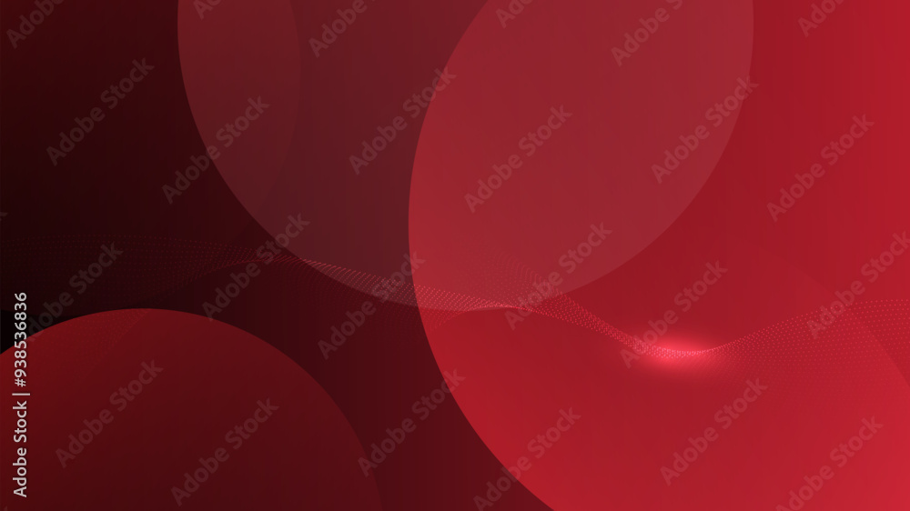 Abstract red circles and dot particle element on background technology style. Abstract red circles and dot particle element on background technology style.