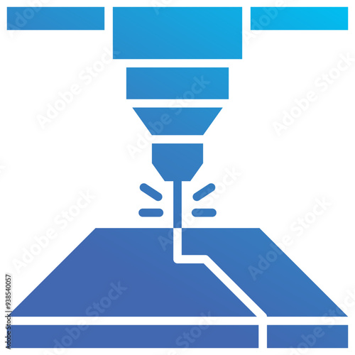 Laser Cutting Icon