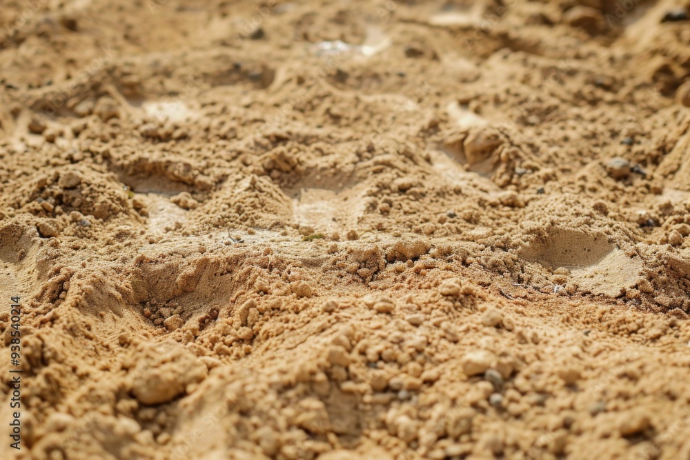 Close up image of sand texture background in a construction site Close up image of sand texture background in a construction site