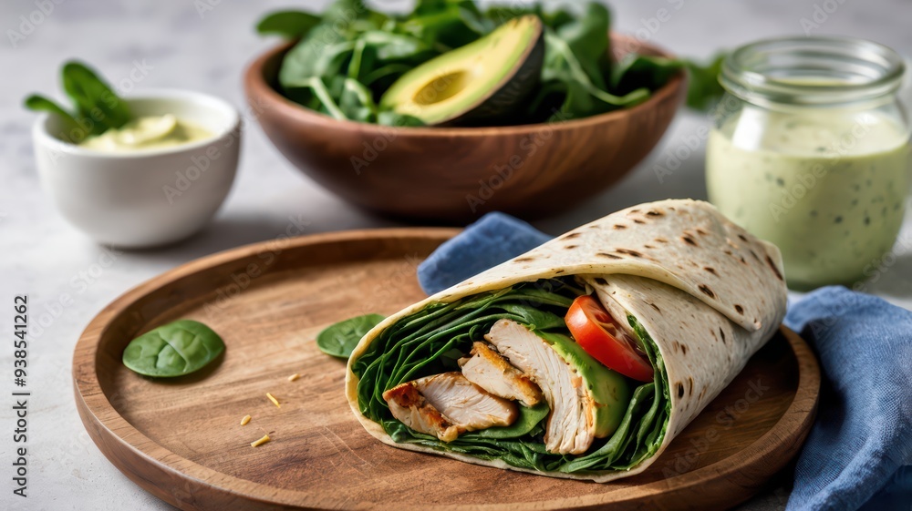 grilled chicken wrap grilled chicken wrap