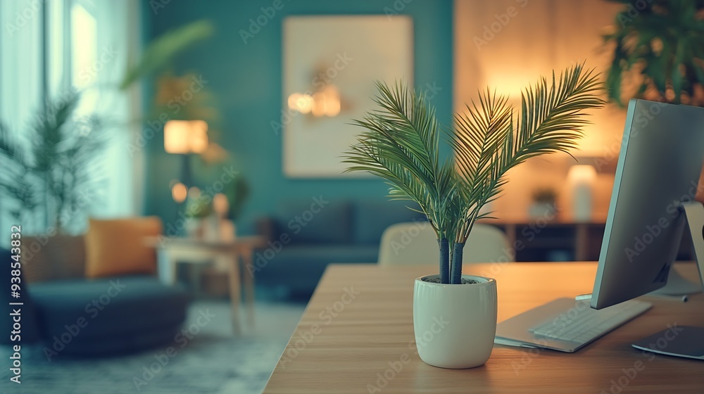A space where creativity flows Still life shot of a modern office space : Generative AI A space where creativity flows Still life shot of a modern office space : Generative AI