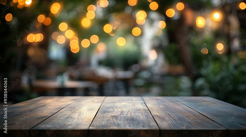 empty table to showcase your product against the background of a blurred cafe golden bokeh High quality photo : Generative AI empty table to showcase your product against the background of a blurred cafe golden bokeh High quality photo : Generative AI
