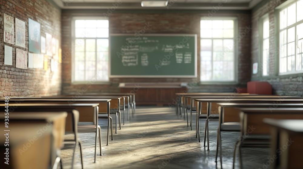 Empty Classroom no student Bunk : Generative AI Empty Classroom no student Bunk : Generative AI
