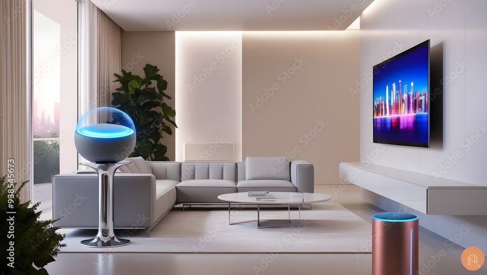 Modern living room. Modern living room.