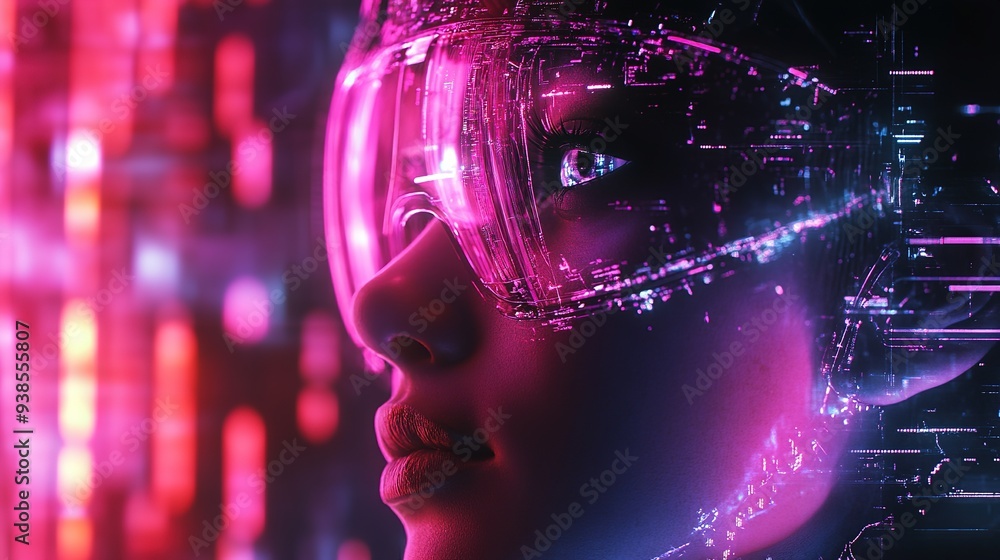 AI-driven virtual assistant displaying diverse information on a high-tech screen, offering a futuristic interface for seamless data analysis and enhanced user interaction. Futuristic technology and AI AI-driven virtual assistant displaying diverse information on a high-tech screen, offering a futuristic interface for seamless data analysis and enhanced user interaction. Futuristic technology and AI