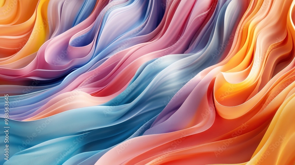Abstract Colorful Swirling Fabric Texture Background. Abstract Colorful Swirling Fabric Texture Background.