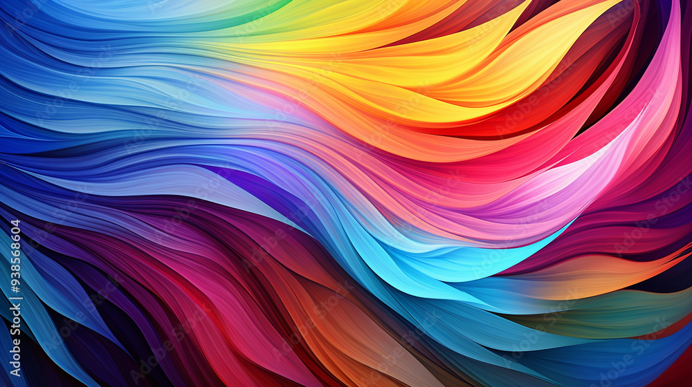 Colorful Fractal Illustration with Psychedelic Abstract Design Colorful Fractal Illustration with Psychedelic Abstract Design