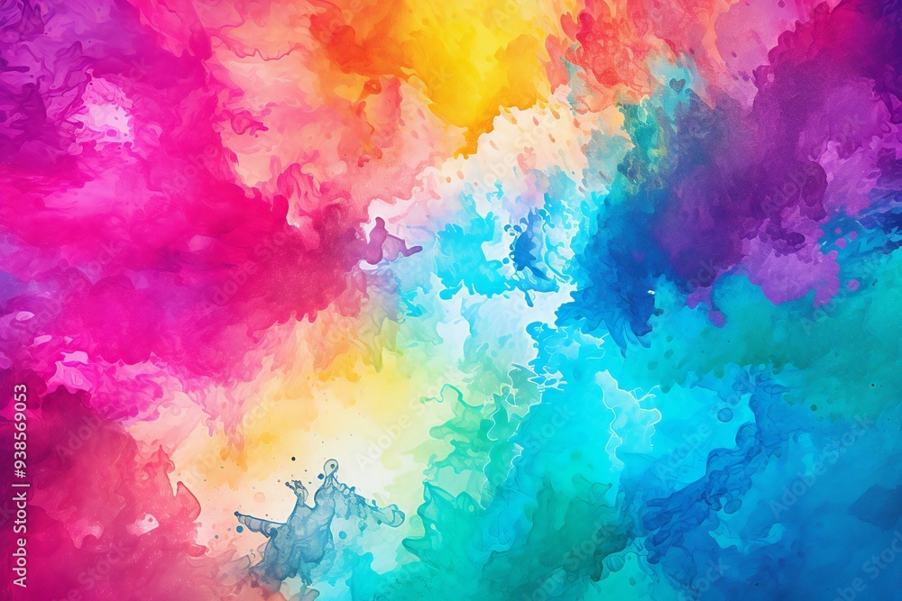 Abstract colors splash white background Abstract colors splash white background