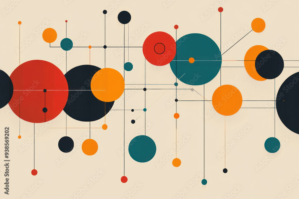 A detailed infographic of a search engines algorithm, with lines and nodes representing data crawling, indexing, and ranking A detailed infographic of a search engines algorithm, with lines and nodes representing data crawling, indexing, and ranking