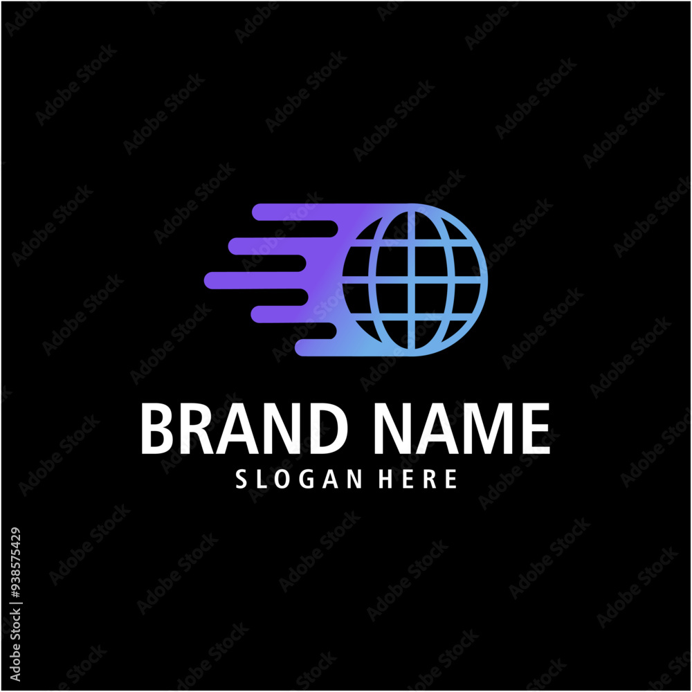 globe abstract logo design vector illustration globe abstract logo design vector illustration