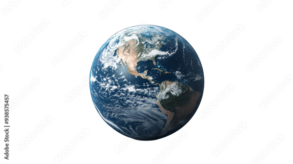Earth on Transparent Background, Isolated Earth on Transparent Background, Isolated