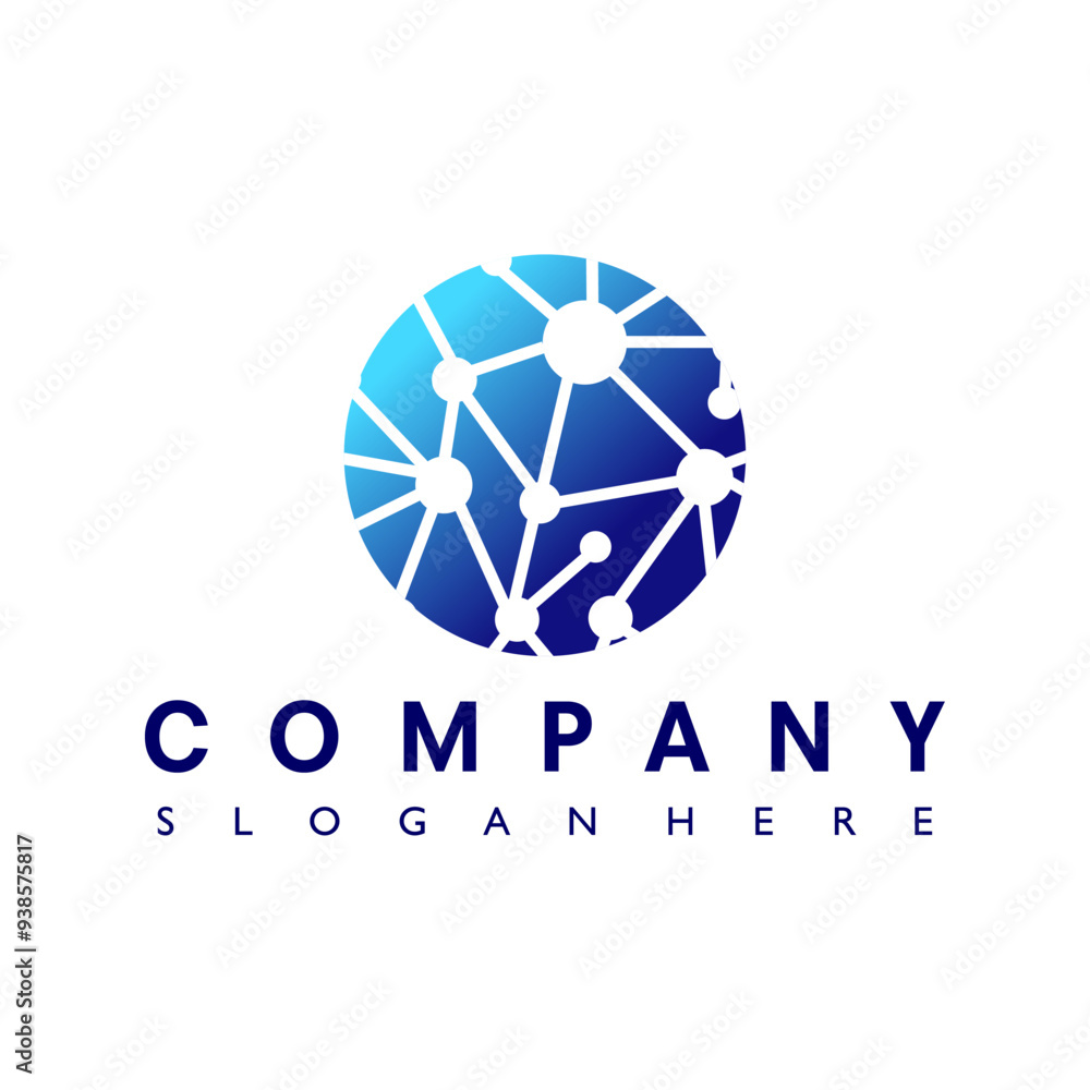 globe tech logo design vector illustration globe tech logo design vector illustration