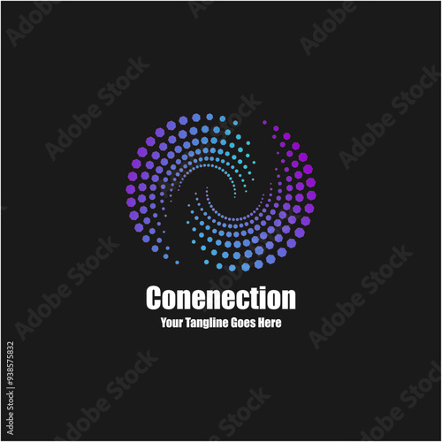 circle logo design vector illustration