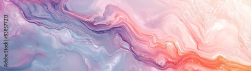 Abstract pastel marble backdrop, smooth flowing textures, soft color gradients, ideal for elegant presentations, creative projects, or minimalistic designs, ample space for textual content