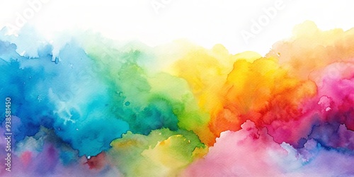 Abstract watercolor background with soft, flowing layers of color , watercolor, abstract, background, texture, artistic