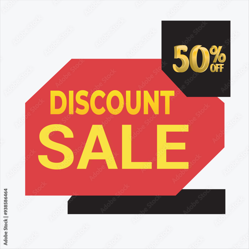 Fototapeta premium mega shopping offer discount banner background