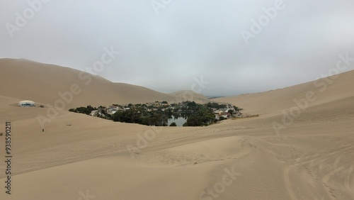 Oasis in Peru desert