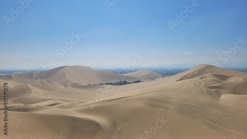 Oasis in Peru desert