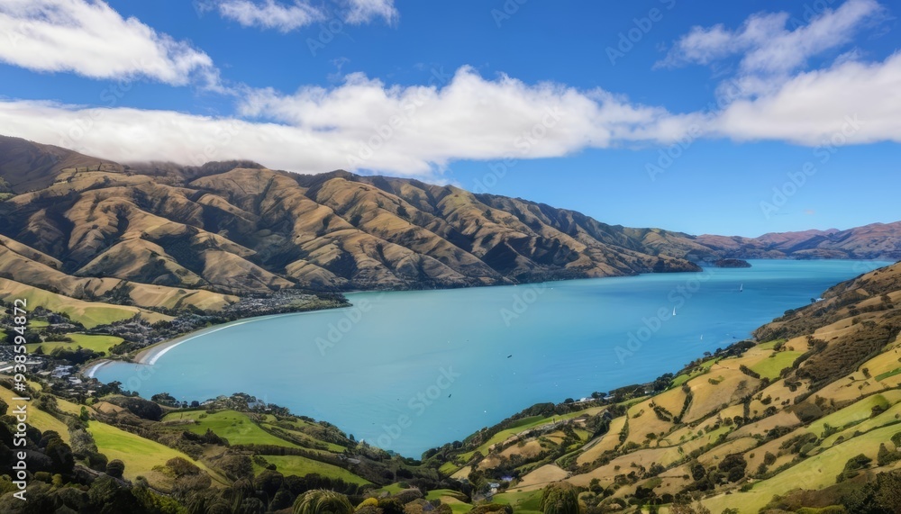 Tranquil mountain lake a serene escape Tranquil mountain lake a serene escape
