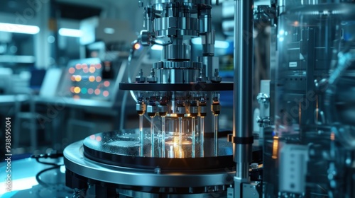 Automated Filling Machine in a Pharmaceutical Factory