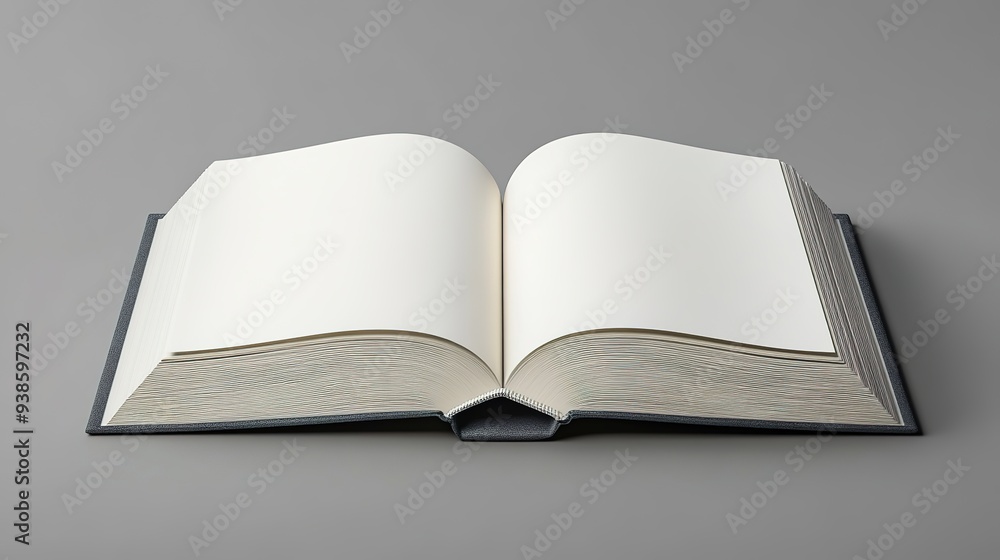 Blank Floating White Book on Gray Background Mockup. A Clean and Elegant Mockup Featuring a Blank White Book Suspended Against a Soft Gray Background, Ideal for Displaying Book Covers or Design Concep Blank Floating White Book on Gray Background Mockup. A Clean and Elegant Mockup Featuring a Blank White Book Suspended Against a Soft Gray Background, Ideal for Displaying Book Covers or Design Concep