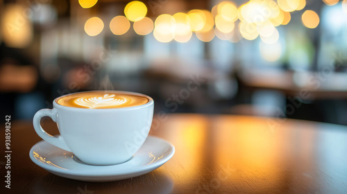 a cup of coffee on the table