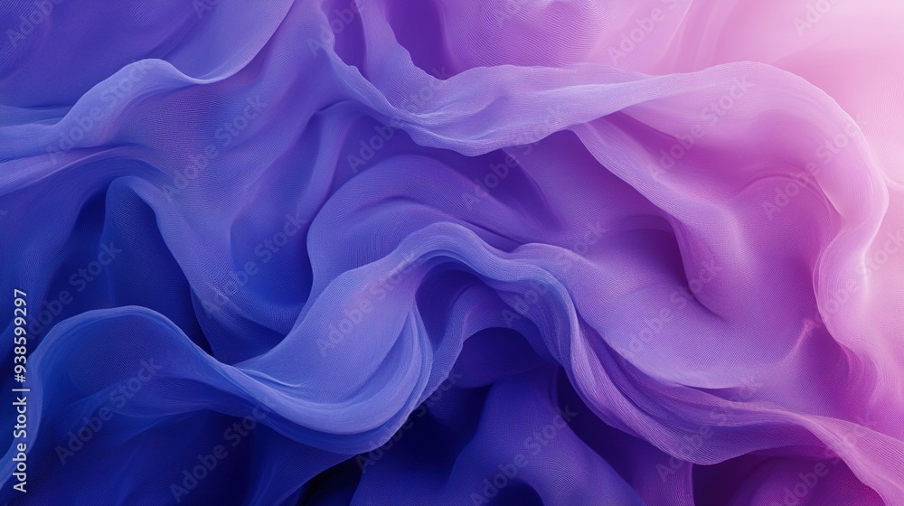 Fototapeta premium Inspiring Creativity LinkedIn Header with a Mesmerizing Blue-Purple Gradient Background, Symbolizing Innovation and Imagination.