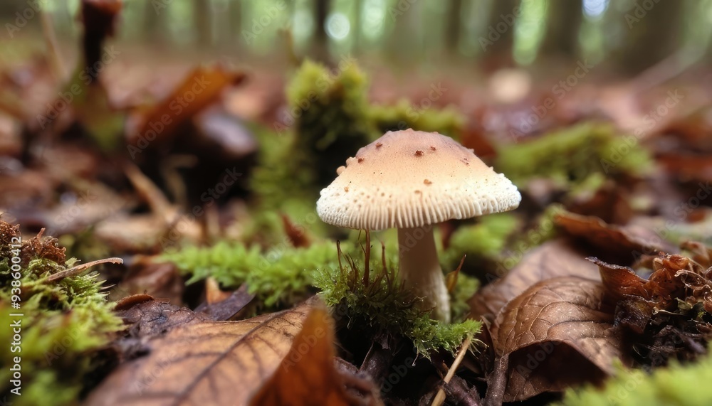 Natures delicate beauty in the forest floor Natures delicate beauty in the forest floor