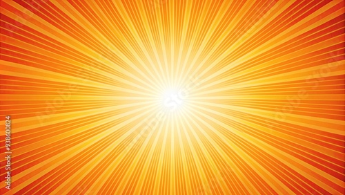 Vibrant orange sunburst with a fiery intensity , fiery, intense, vibrant, orange, sunburst, glowing, rays, burst, energy, abstract