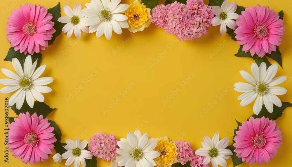 Floral Frame for Artistic Display Floral Frame for Artistic Display