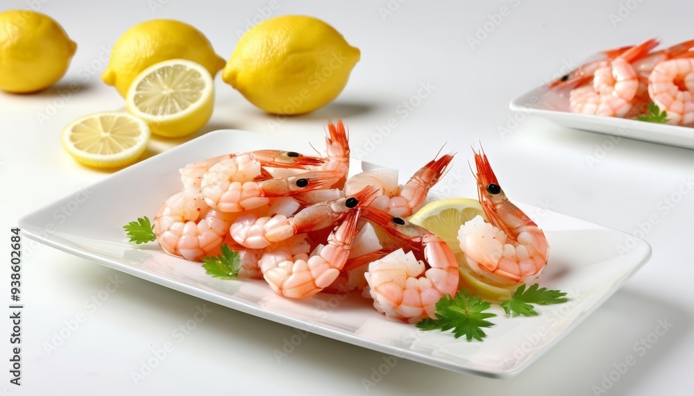 Fresh seafood delight with a zesty twist Fresh seafood delight with a zesty twist