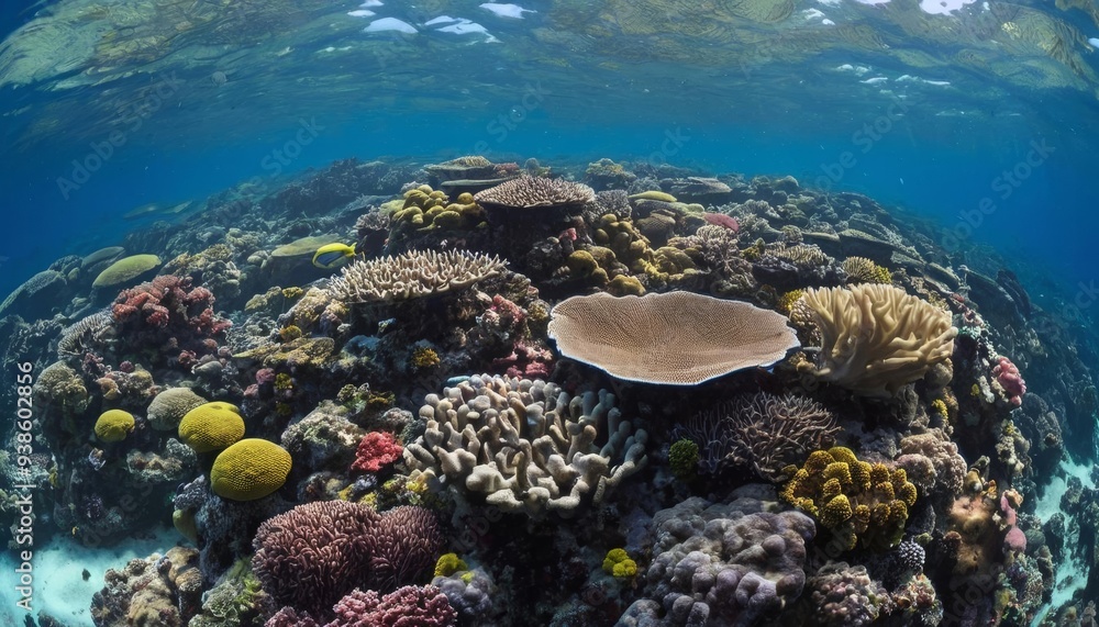 Naklejka premium Underwater Paradise A Divers Dream