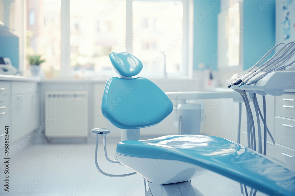 Dentist Chair Blue. Dentist Chair Blue.