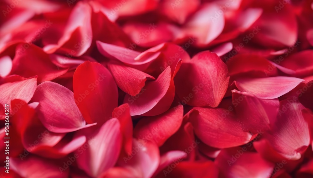 Vibrant red flowers in a closeup shot Vibrant red flowers in a closeup shot