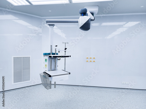 An empty operating room in a hospital