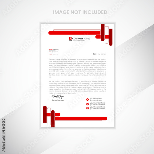 Modern Creative & Clean business style letterhead bundle of your corporate project design.set to print with vector & illustration